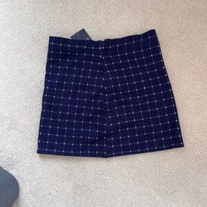 Forever 21 Blue Checkered Skirt